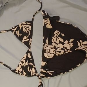 Black and white bikini
